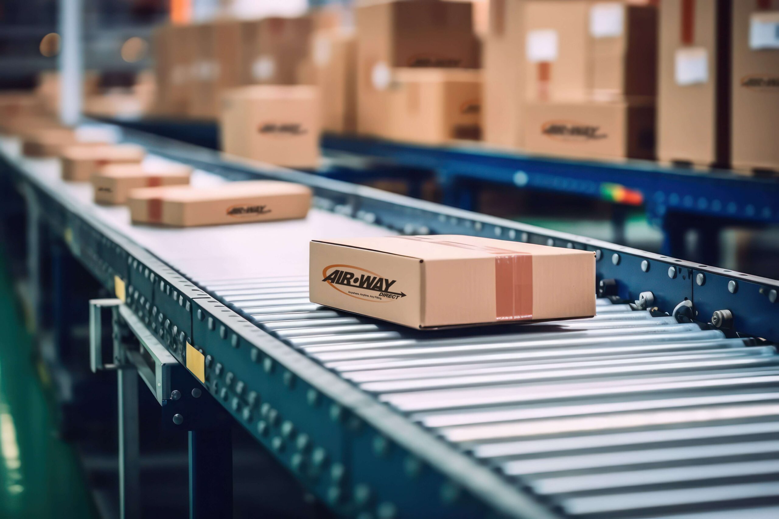 Air-Way Direct Package on belt