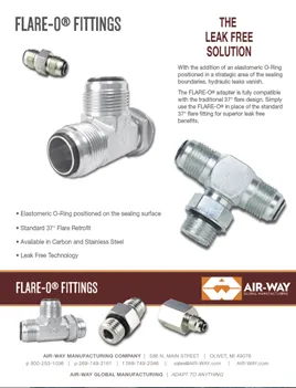 Flare-O Fittings Product Bulleting