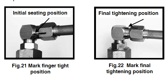 Figure 21 and 22 tight position