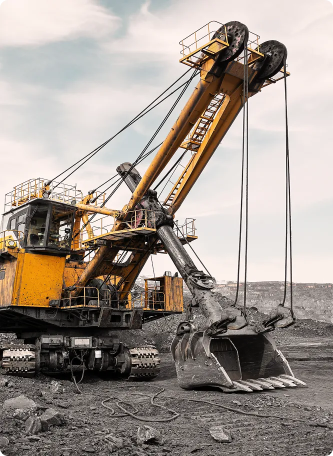 Mining Equipment  - Rope Shovel