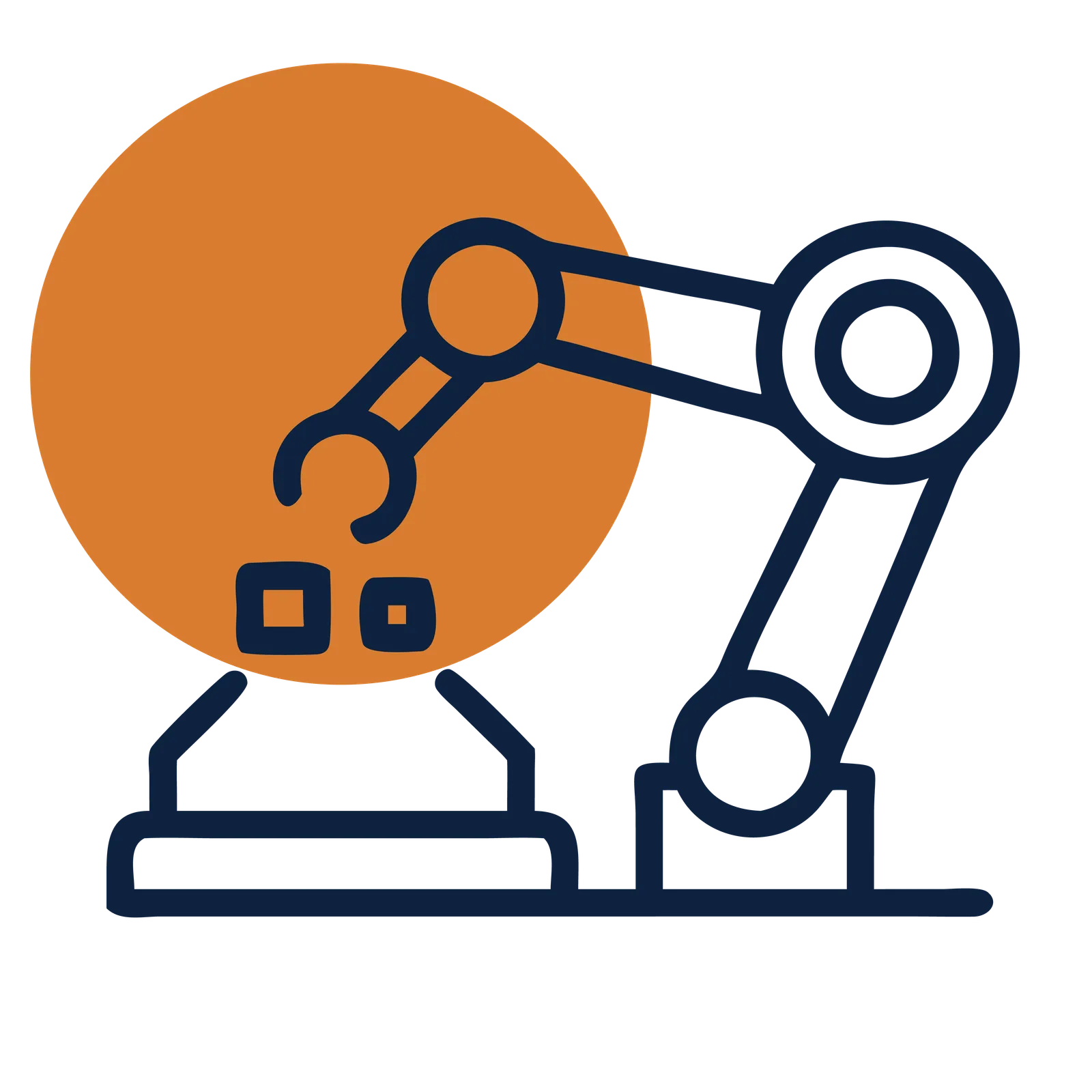 Why Air-Way Global Manufacturing Icon in Orange - Precision Through Advanced Technology